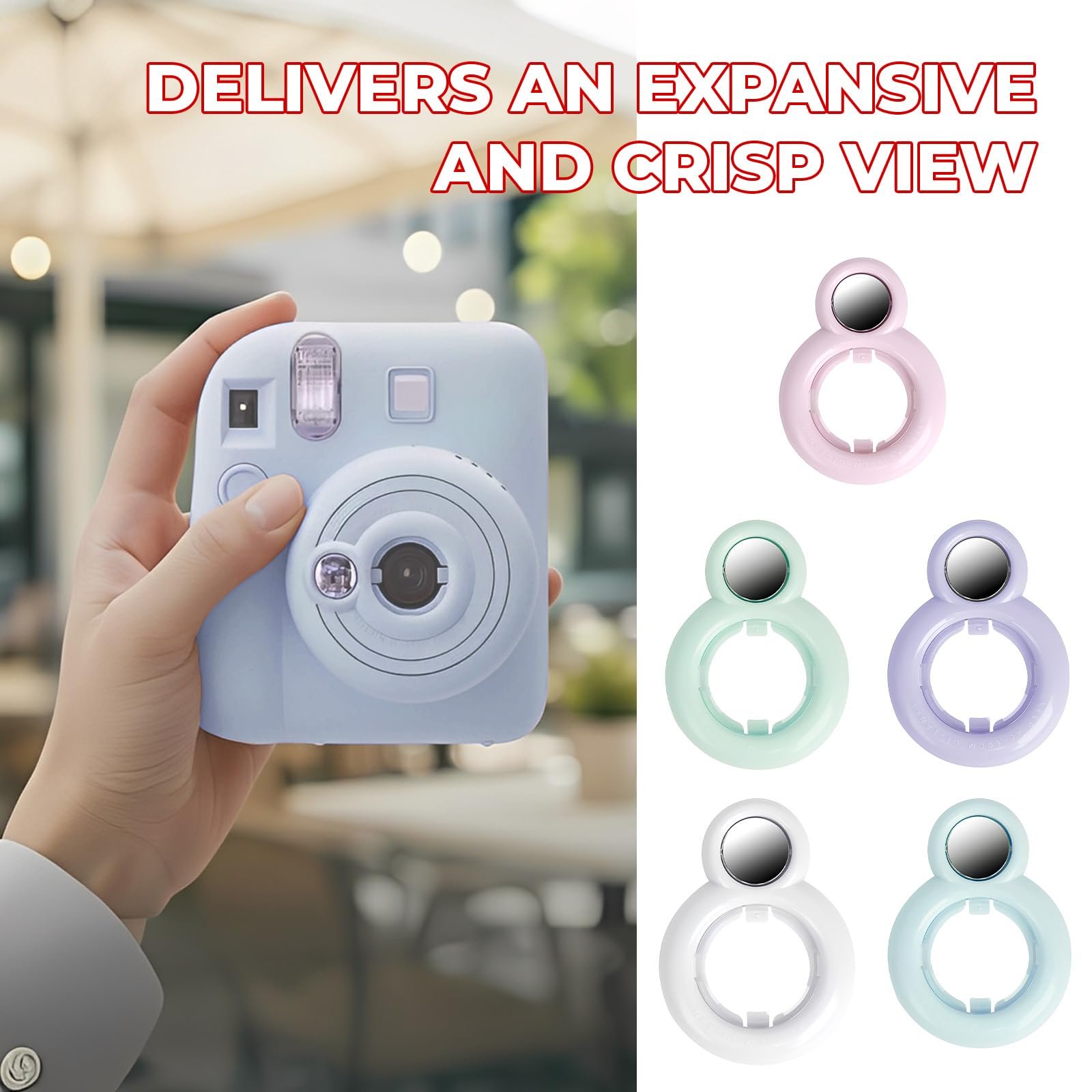 Зеркало для селфи Fujifilm instax mini 12 Blue, фото №6