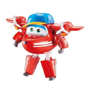 Трансформер Super Wings Series 2 Flip Самолет Робот 12 см - Фото 1