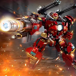 Конструктор Боевой Мех Робот HIGH GODO Модель с подвижными частями 588 деталей synthetic.ua - Фото 1