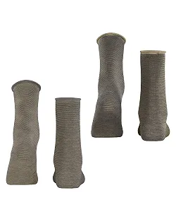 Шкарпетки ESPRIT Allover Stripe Multipack W So Бавовна З малюнком synthetic.ua - Фото 1