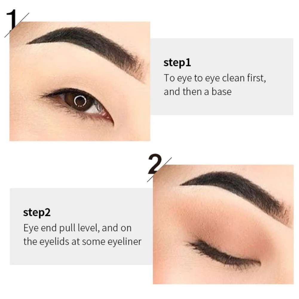 Рідка Підводка для очей ColorfulLaVie, водостійка, потостійка, довговічна, легко фарбується, фото №7