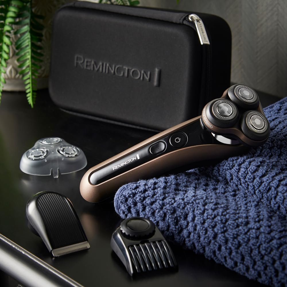 Електробритва Remington Limitless X9 Turbo XR1795 гібридна система SynX 360° PivotBall Вологе та сухе гоління, фото №9 Електробритва Remington Limitless X9 Turbo XR1795 гібридна система SynX 360° PivotBall Вологе та сухе гоління, фото №9