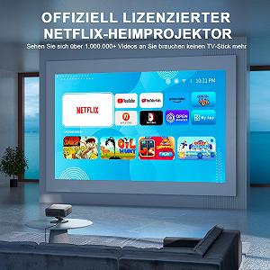Проектор Smart VISSPL 4K WiFi6 Bluetooth synthetic.ua - Фото 1