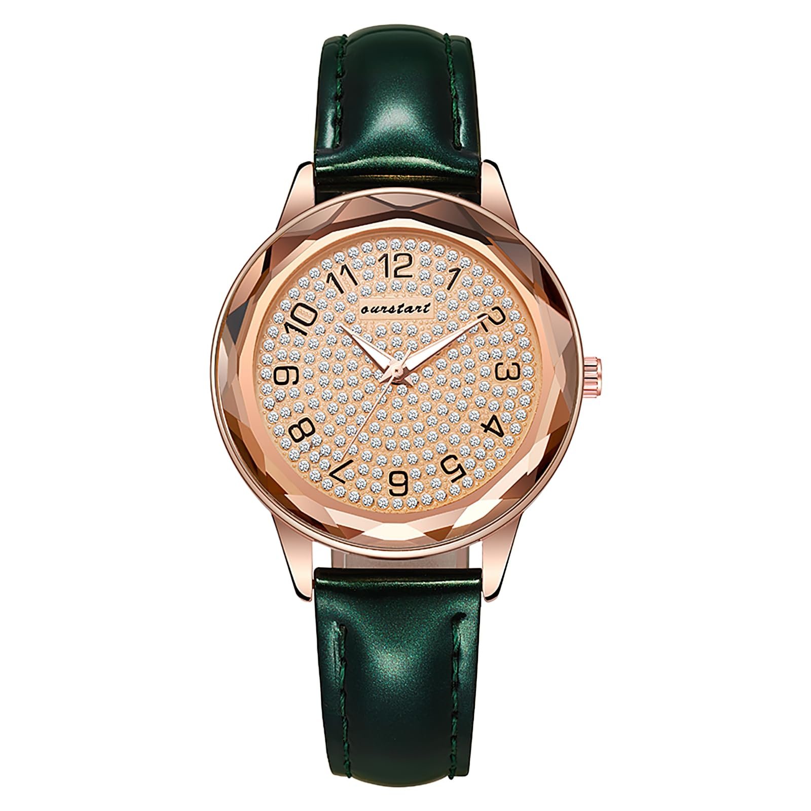 Жіночий Годинник Basfur Dress Fe-Montre-089-01 Зелений, фото №1