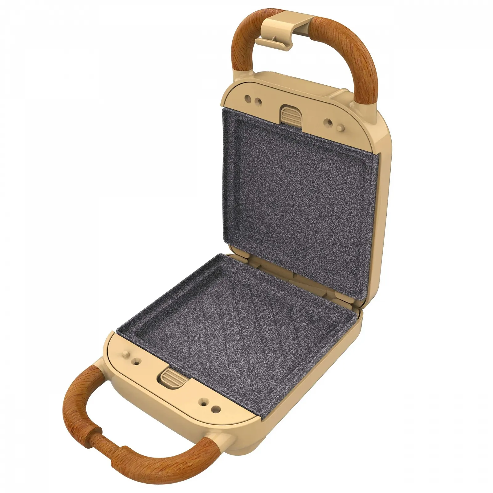 Бутербродница Cecotec Vintage Rock'Ntoast Retro One Желтый 700 Вт, фото №2 Бутербродница Cecotec Vintage Rock'Ntoast Retro One Желтый 700 Вт, фото №2