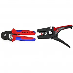 Саморегулирующиеся пресс-клещи Knipex 97 53 14 180 мм и автоматический стриппер PreciStrip16 195 мм - Фото 1