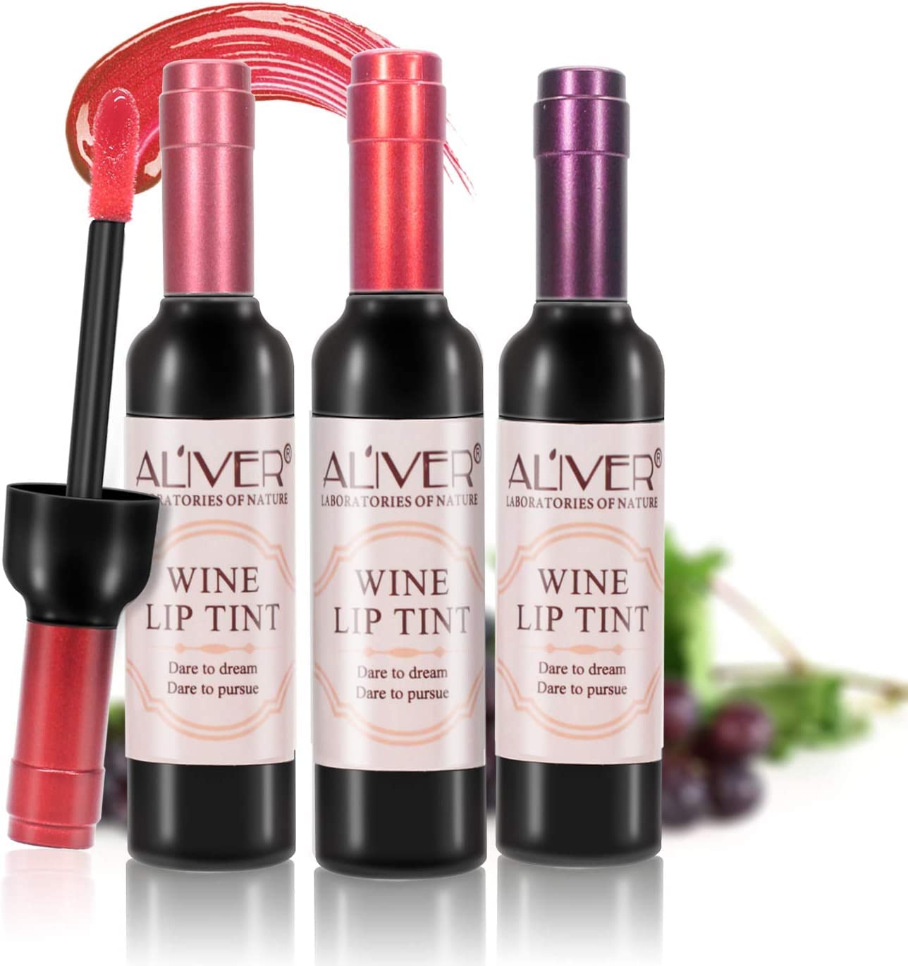 Рідка помада WINE LIP TINT 6 Штук Набір матових рідких губних помад Водостійкий глянсовий набір Для дівчат і жінок, фото №2