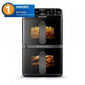 Мультипіч Philips 4000 Series Stacked Dual Basket NA460/00 10 л RapidAir PFAS-Free ціна на synthetic.ua - Фото 1 Мультипіч Philips 4000 Series Stacked Dual Basket NA460/00 10 л RapidAir PFAS-Free synthetic.ua - Фото 1