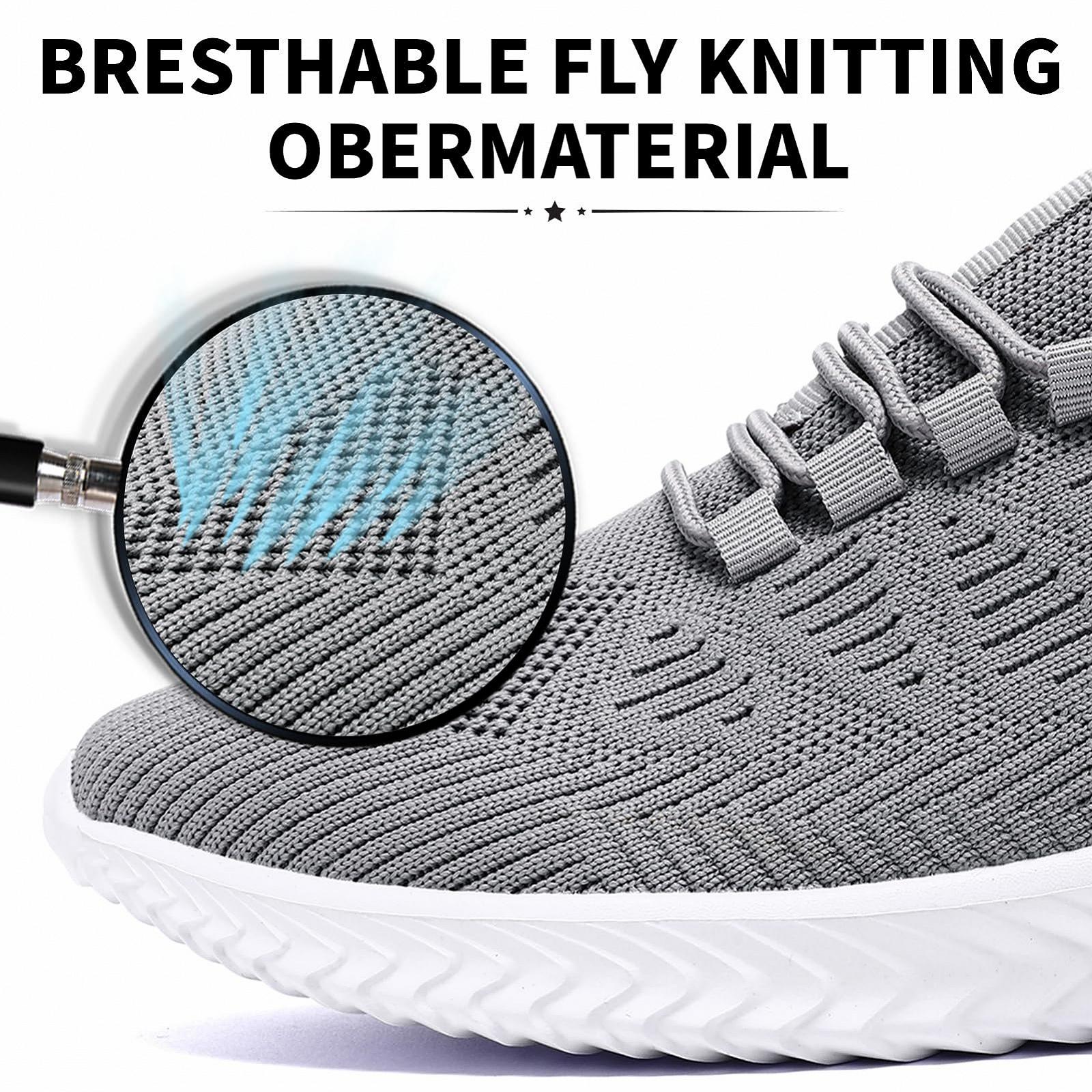 Чоловічі Кросівки QIJGS Сліпони для хайкінгу Спортивні Легкі Дихаючі Тенісні Фітнес, фото №2