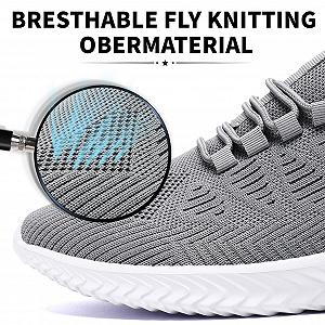 Чоловічі Кросівки QIJGS Сліпони для хайкінгу Спортивні Легкі Дихаючі Тенісні Фітнес synthetic.ua - Фото 1