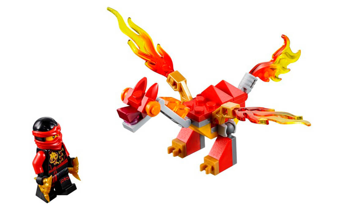 Детский конструктор LEGO NINJAGO Дракон Кая (30422), фото №2