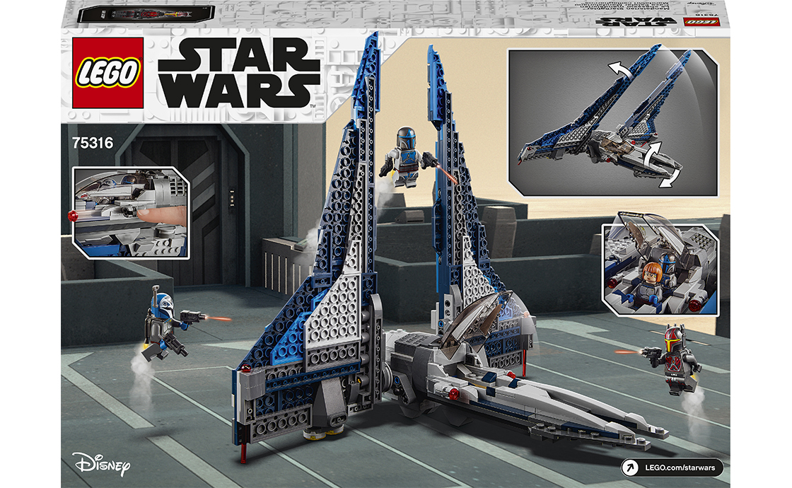 Дитячий конструктор LEGO Star Wars Зоряний винищувач мандалорців (75316), фото №3
