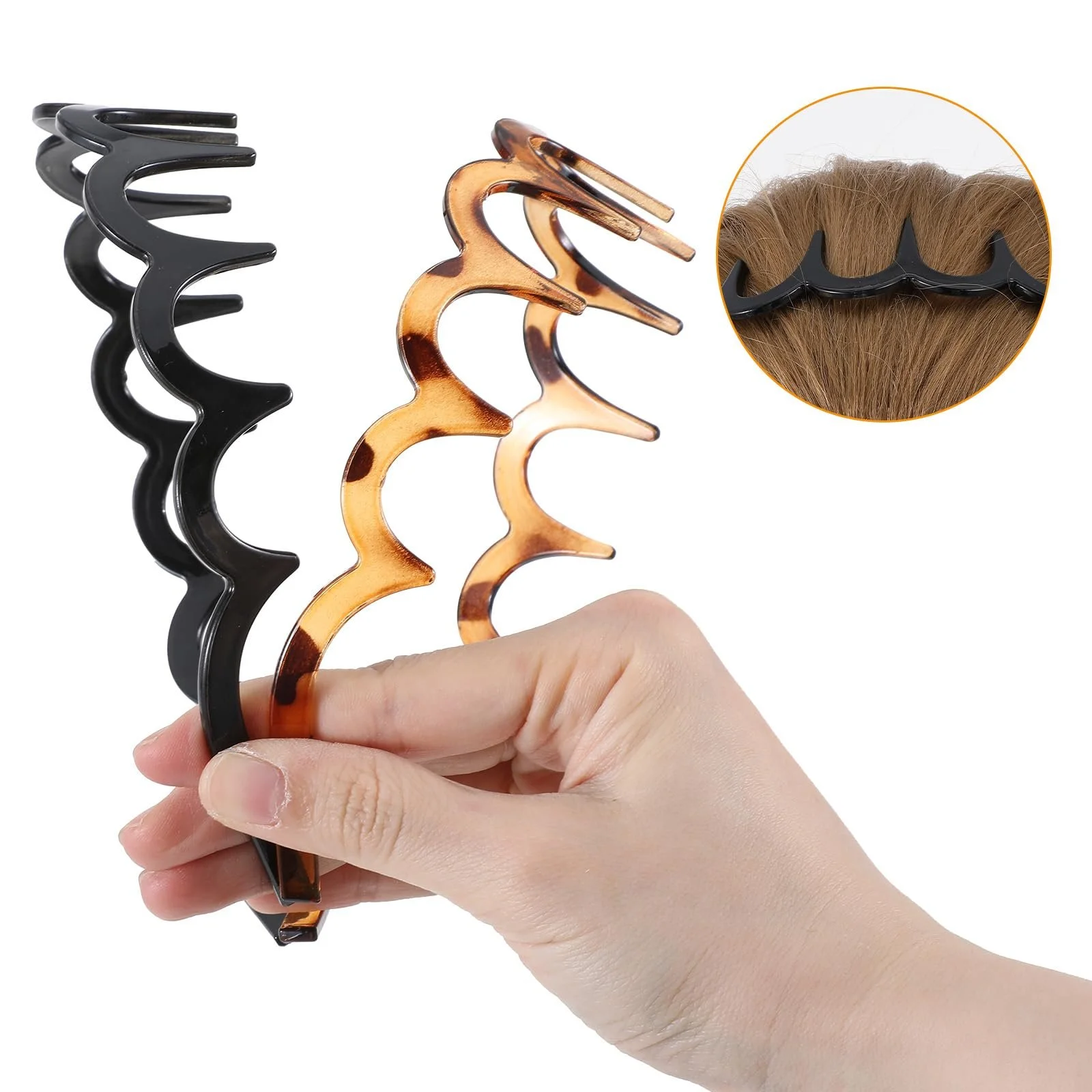 Обруч Zigzag Набір 4 шт. Без ковзання, для дівчат, фото №6