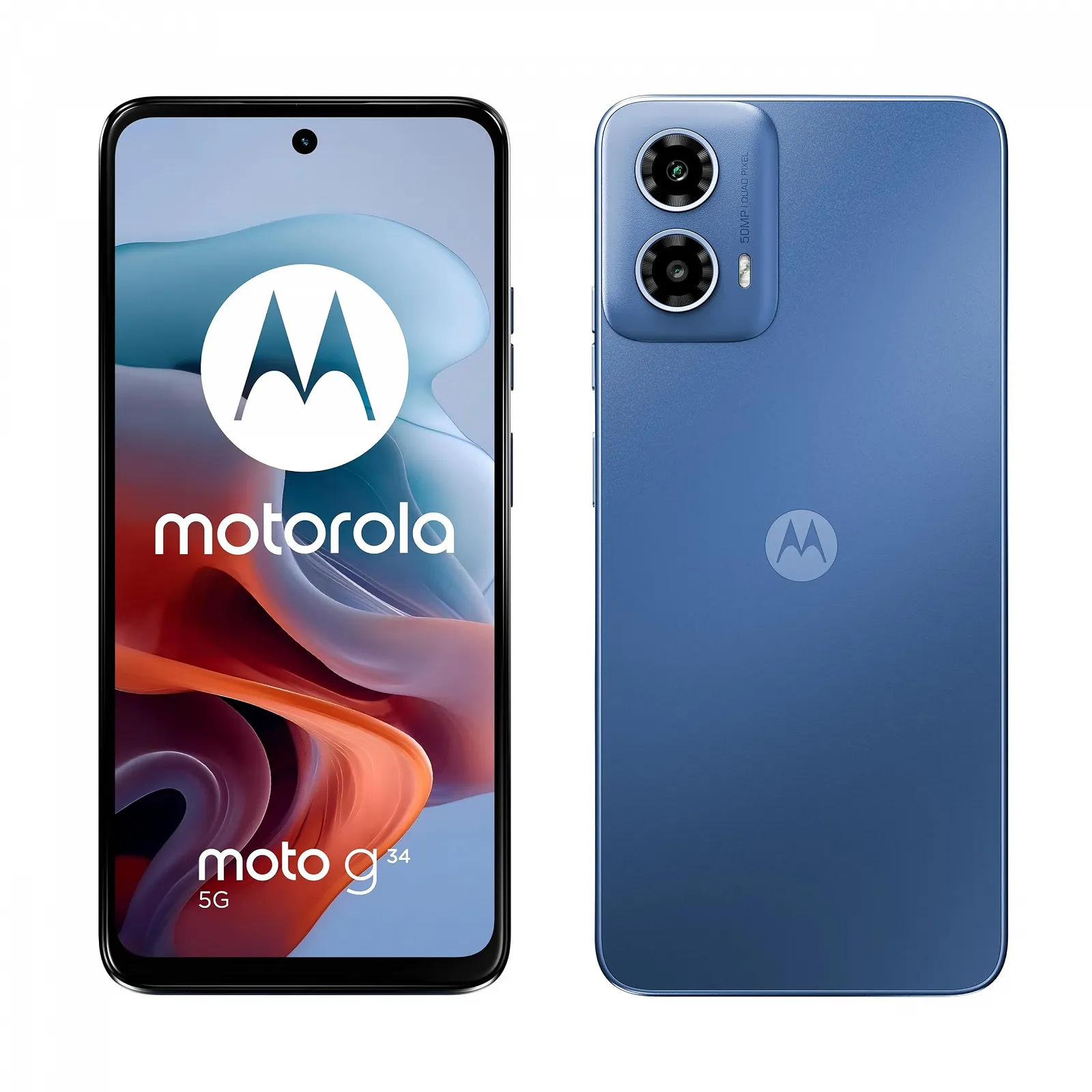 Смартфон Motorola Moto G34 5G XT2363-3 4GB 128GB Dual SIM Ice Blue, фото №1