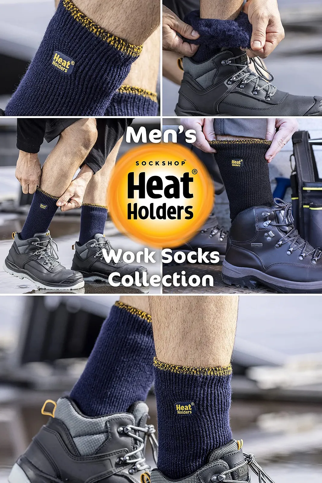 Женские носки HEAT HOLDERS 1 пара Heat Holder Employee 2.3 TOG Усиленная пятка и носок Рабочие чулки, фото №7