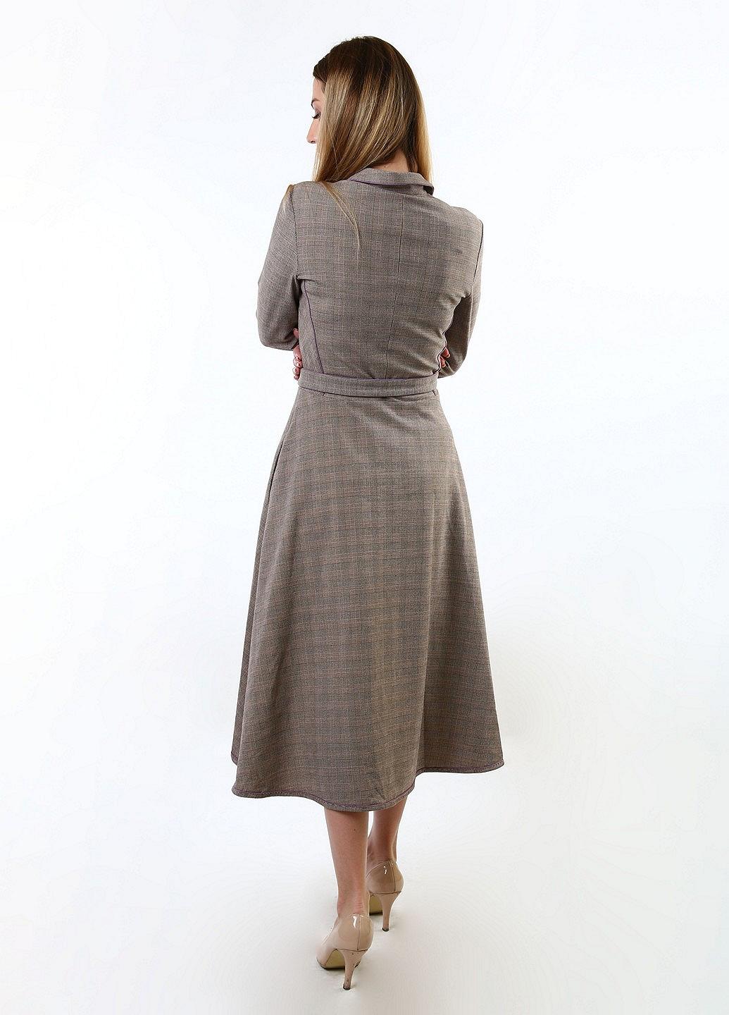 Платье inDresser S Серый (IN-F0252К028Ж-Gray-beige), фото №3