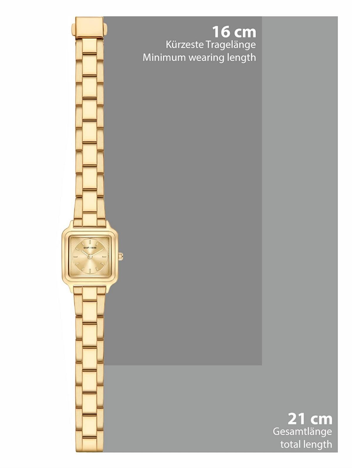 Женские часы Eastside 10080128 Аналоговый Кварцевый Механизм С браслетом из нержавеющей стали Золотой, фото №2