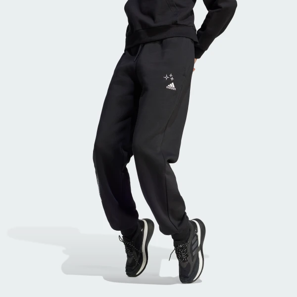 Штани SCRIBBLE EMBROIDERY FLEECE IJ8771 Adidas Чорний L, фото №1