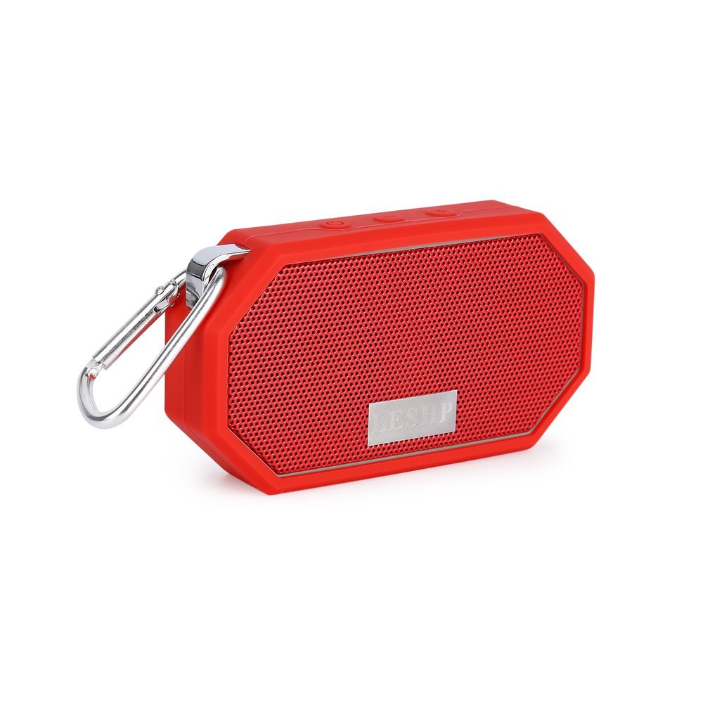 Колонка Bluetooth bestyks Mini Пасивний сабвуфер Водонепроникний Пило захищений Червоний, фото №1