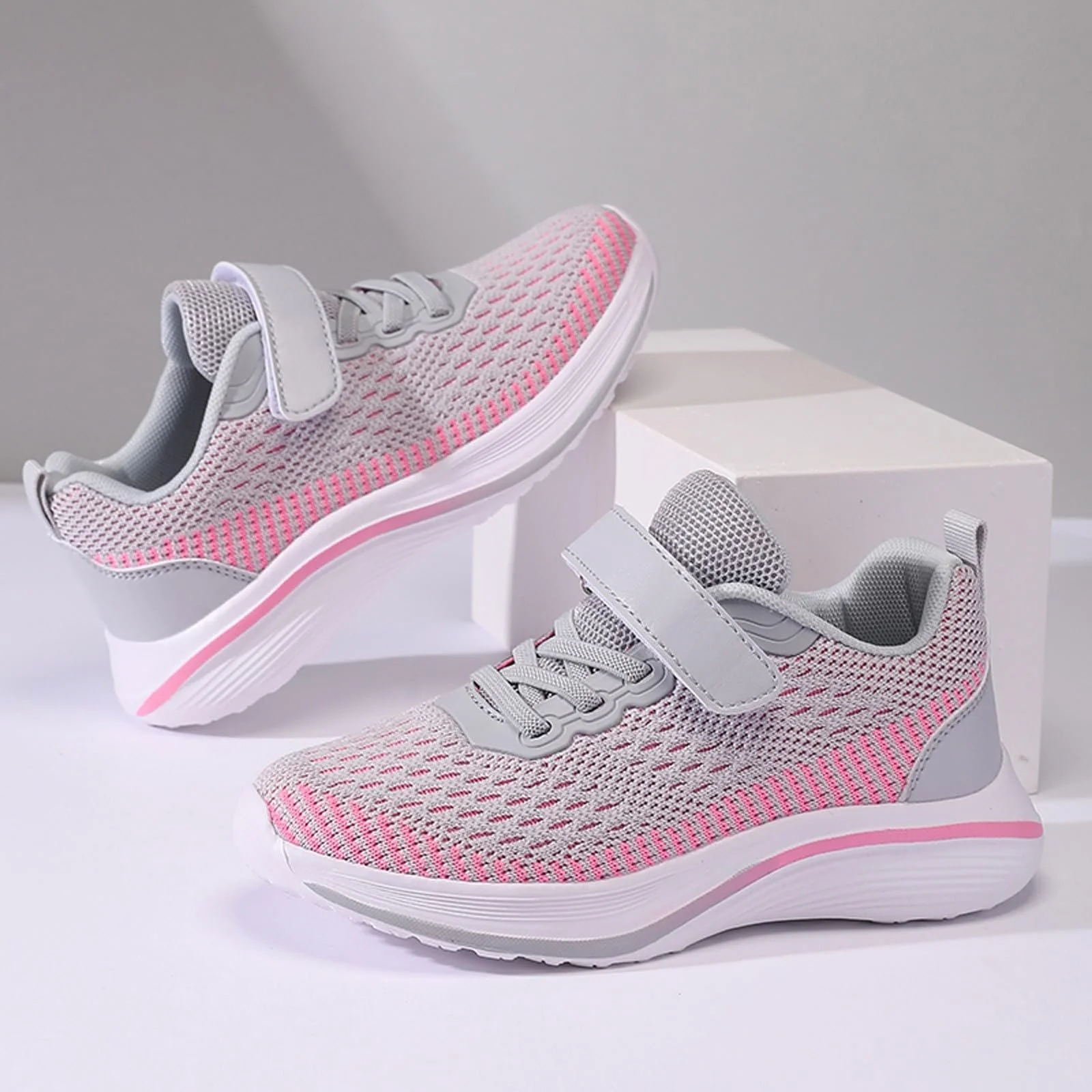 Кроссовки Унисекс Детские Спортивные Дышащие Сетчатые для Бега, фото №6