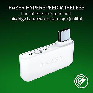 Навушники Razer Kaira HyperSpeed Бездротові Багатоплатформові для Xbox (HyperSpeed Wireless, Triforce 50mm Driver, HyperClear Cardioid Mik, FlowKnit Memory Foam Ear Pads) Білі synthetic.ua - Фото 1