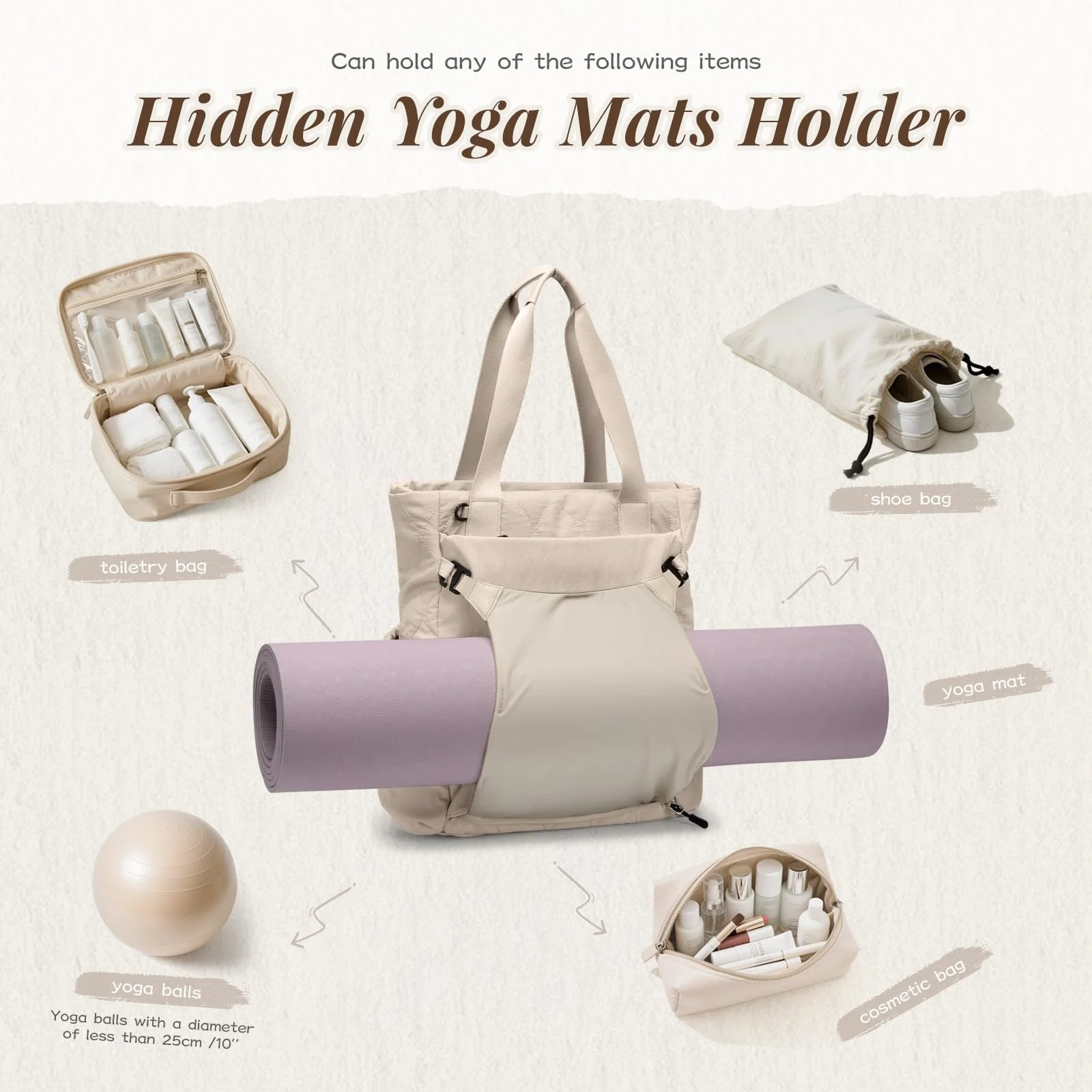 Рюкзак-трансформер GOLF SUPAGS Convertible Yoga Bag стьобаний, фото №4 Рюкзак-трансформер GOLF SUPAGS Convertible Yoga Bag стьобаний, фото №4