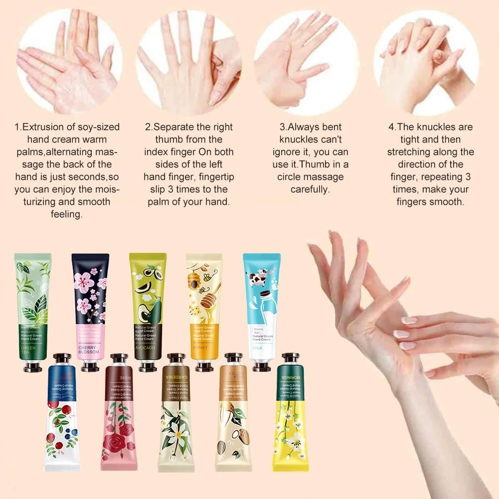 Набір кремів для рук 2025 Різдвяний подарунковий набір 10 штук, фото №1