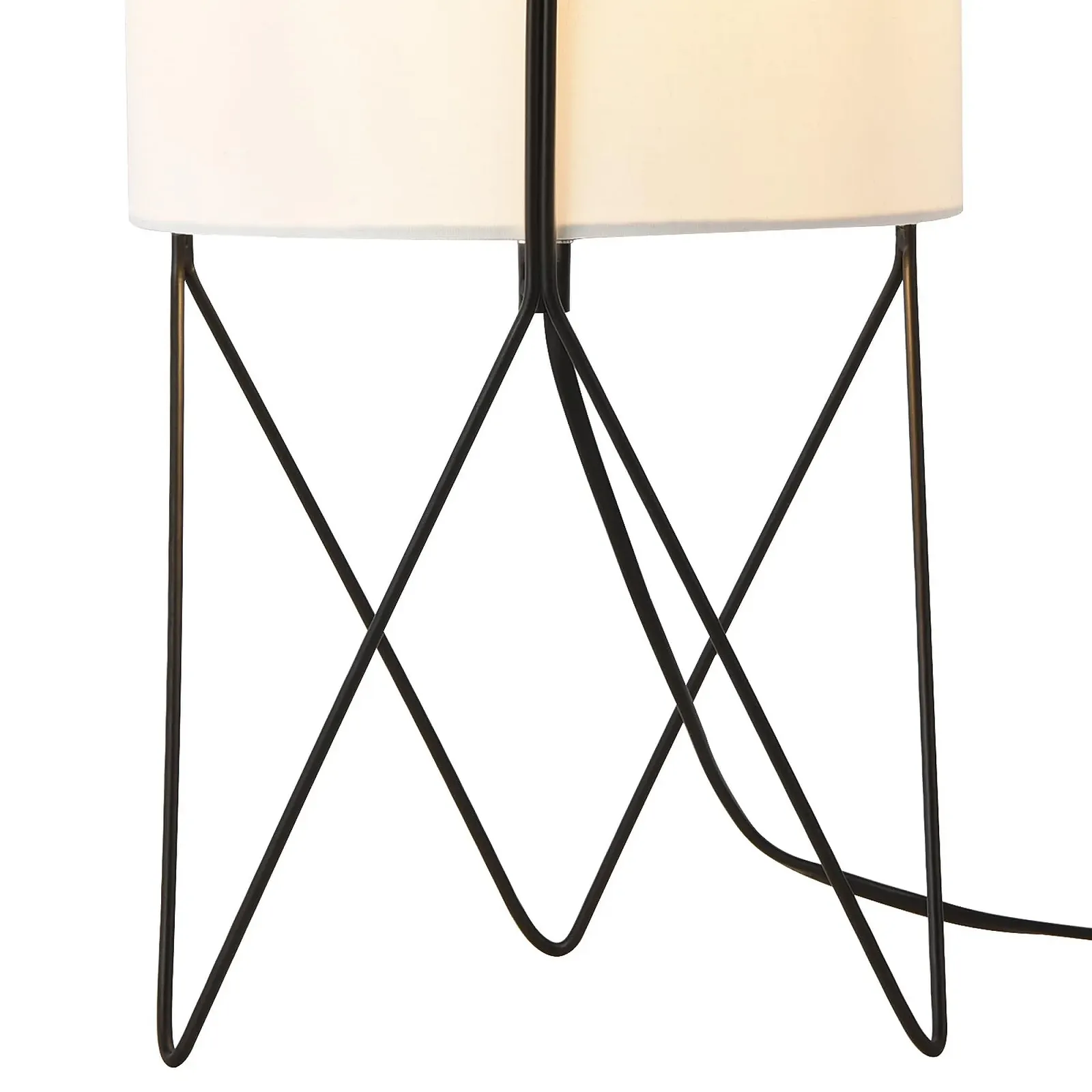 Настільна лампа lux.pro Slough E14 Тканинний абажур Білий, фото №6