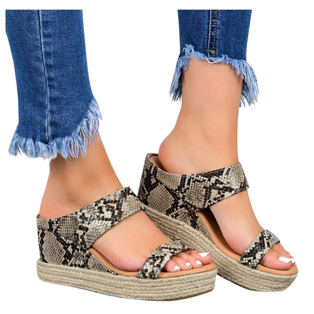 Женские Шлепанцы на летней платформе с открытым носком повседневной жизни., фото №1 Женские Шлепанцы на летней платформе с открытым носком повседневной жизни., фото №1