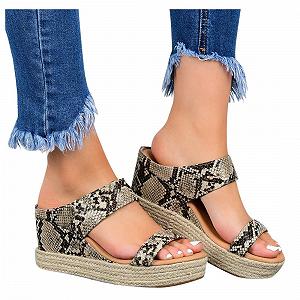 Женские Сандали-танкетки Летние Открытые - Фото 1