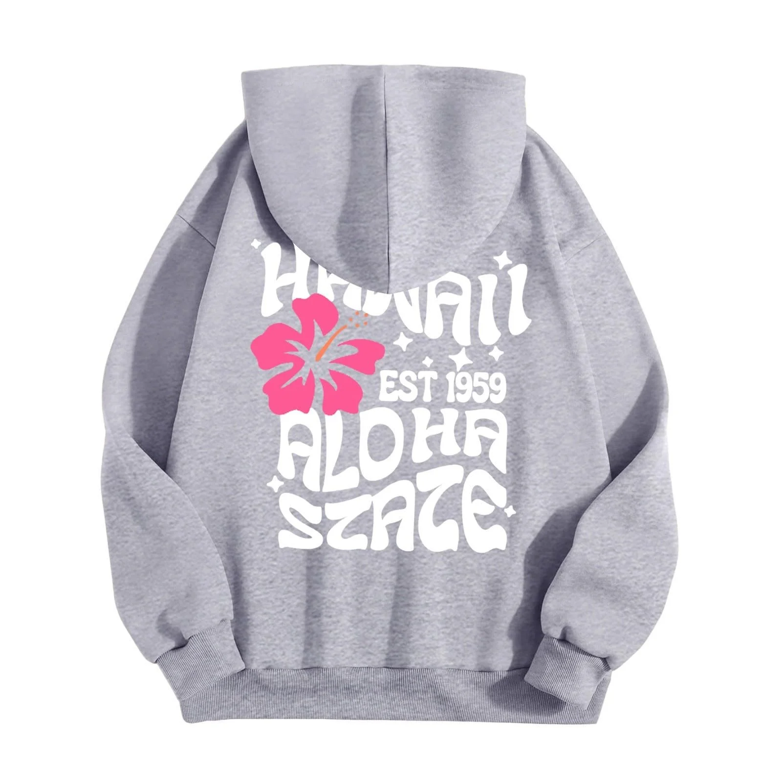 Худи pvucpot Женский oversize с принтом на спине, зимний свитшот с капюшоном, длинный рукав, фото №5 Худи pvucpot Женский oversize с принтом на спине, зимний свитшот с капюшоном, длинный рукав, фото №5