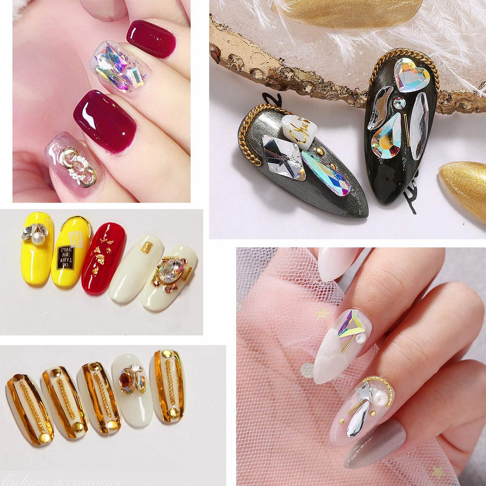 Стрази для нігтів NICENEEDED, набір з 40 штук, фото №4