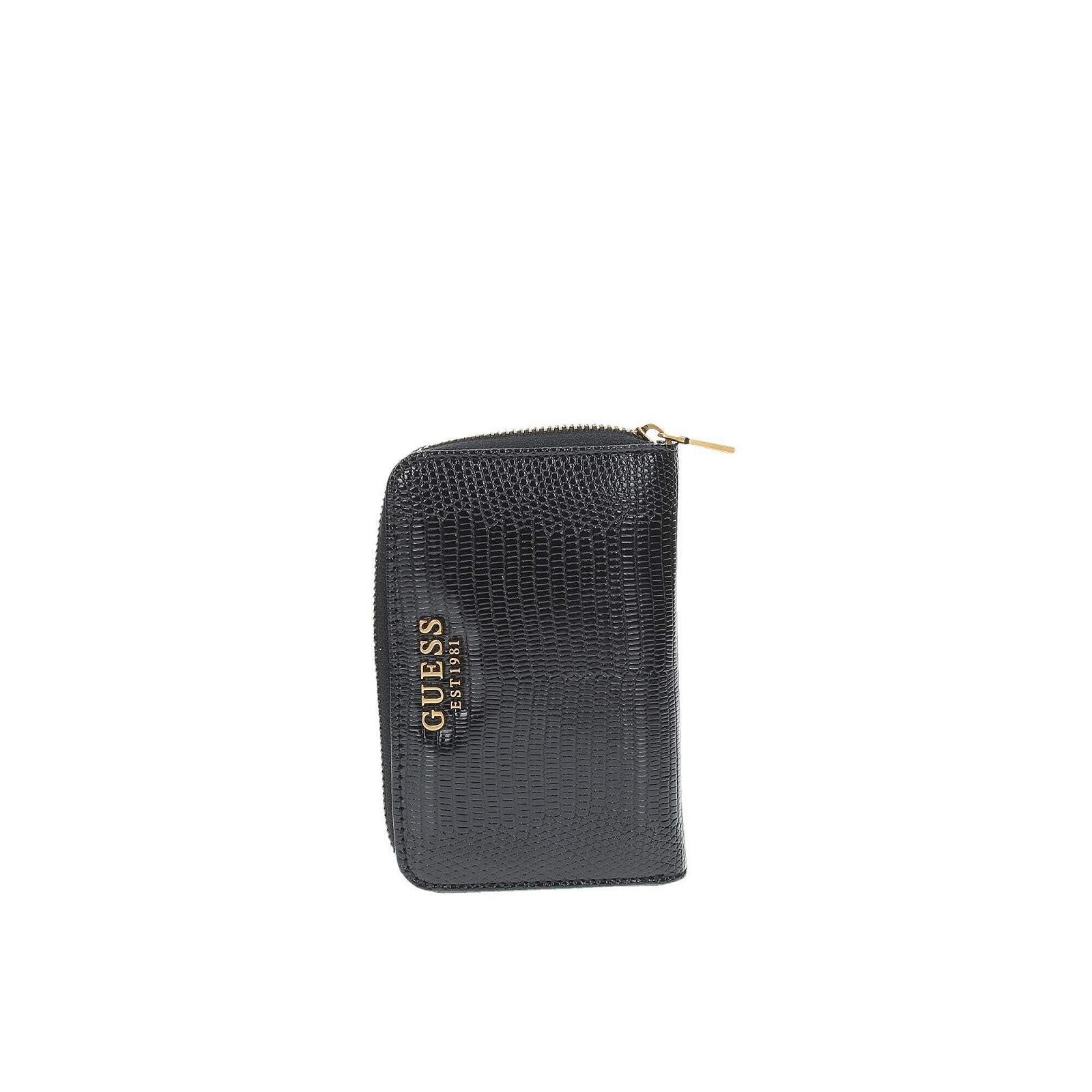 Гаманець GUESS Sibel SLG Medium Zip Around Wallet Black Чорний Класичний, фото №1