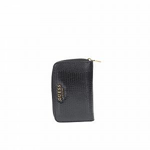 Гаманець GUESS Sibel SLG Medium Zip Around Wallet Black Чорний Класичний - Фото 1