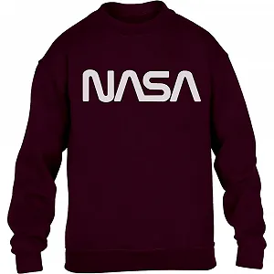 Джемпер NASA Nerds & Geeks Motif - Space Worm Logo Толстовка для хлопчиків і дівчаток - Фото 1