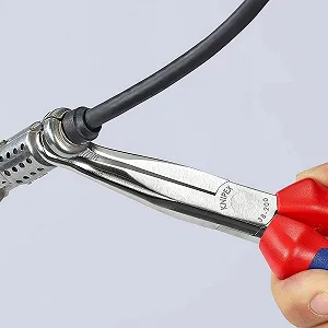 Плоскогубцы KNIPEX 38 95 200 Хромированные 200 мм synthetic.ua - Фото 1