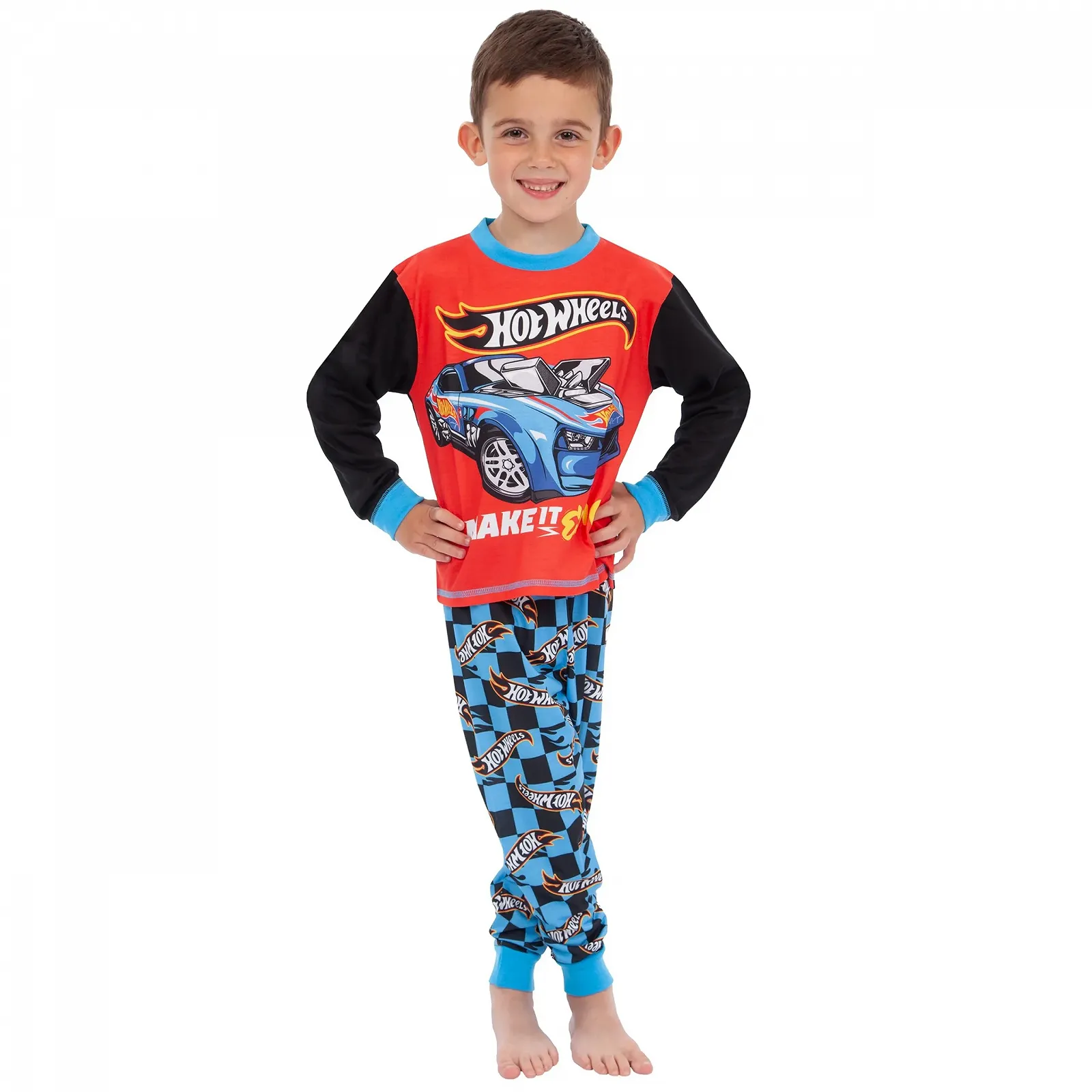 Пижама Hot Wheels для мальчиков, фото №3 Пижама Hot Wheels для мальчиков, фото №3