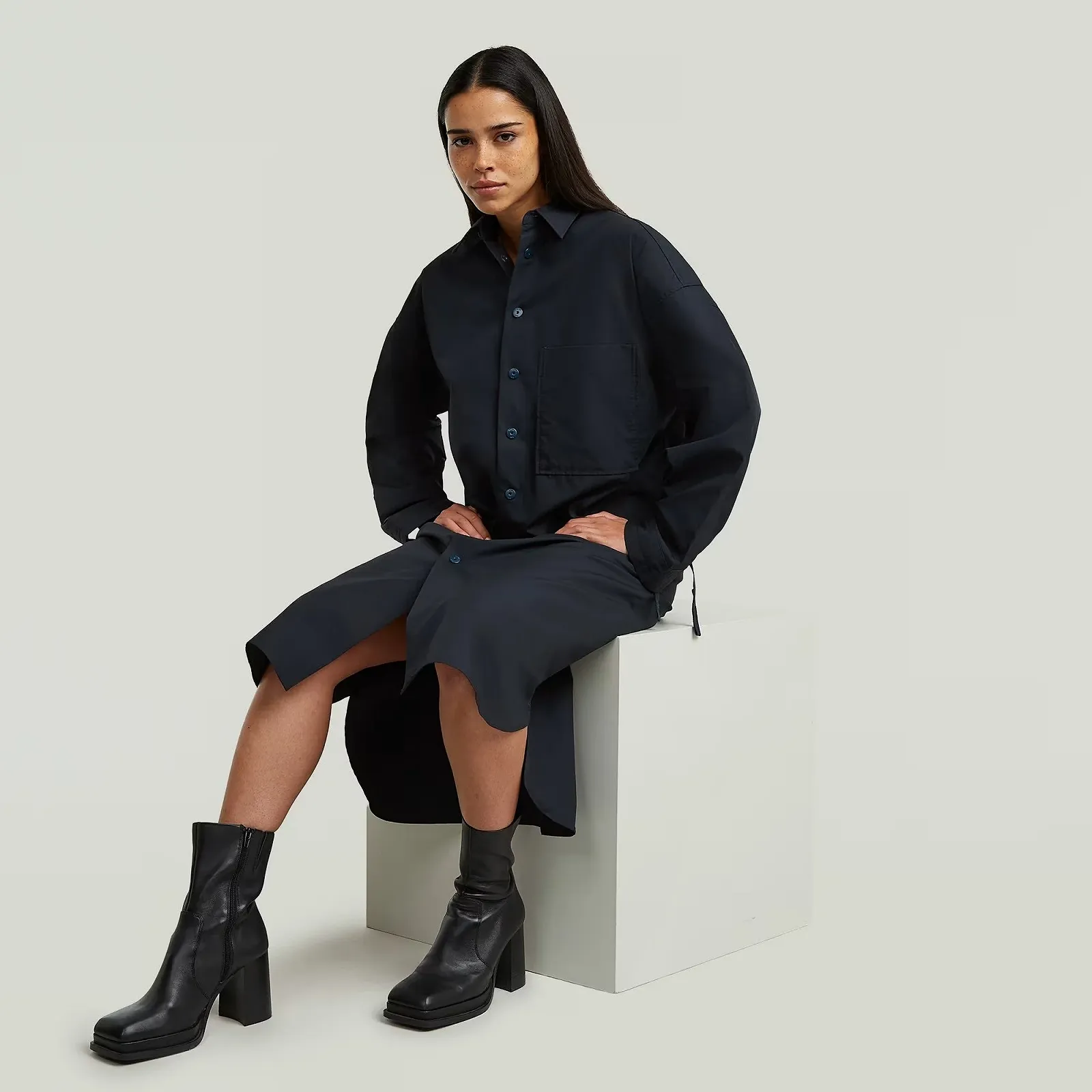 Жіноча сукня G-Star RAW Long Shirt Dress - XS, фото №6 Жіноча сукня G-Star RAW Long Shirt Dress - XS, фото №6