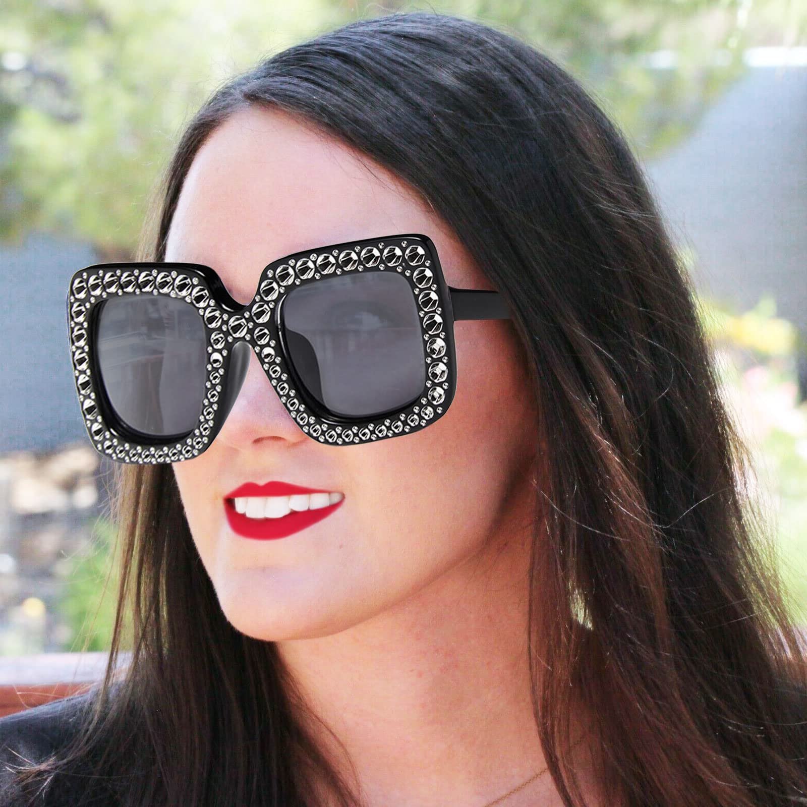 Сонцезахисні окуляри TSHAOUN Vintage Прямокутні для жінок і чоловіків, фото №4