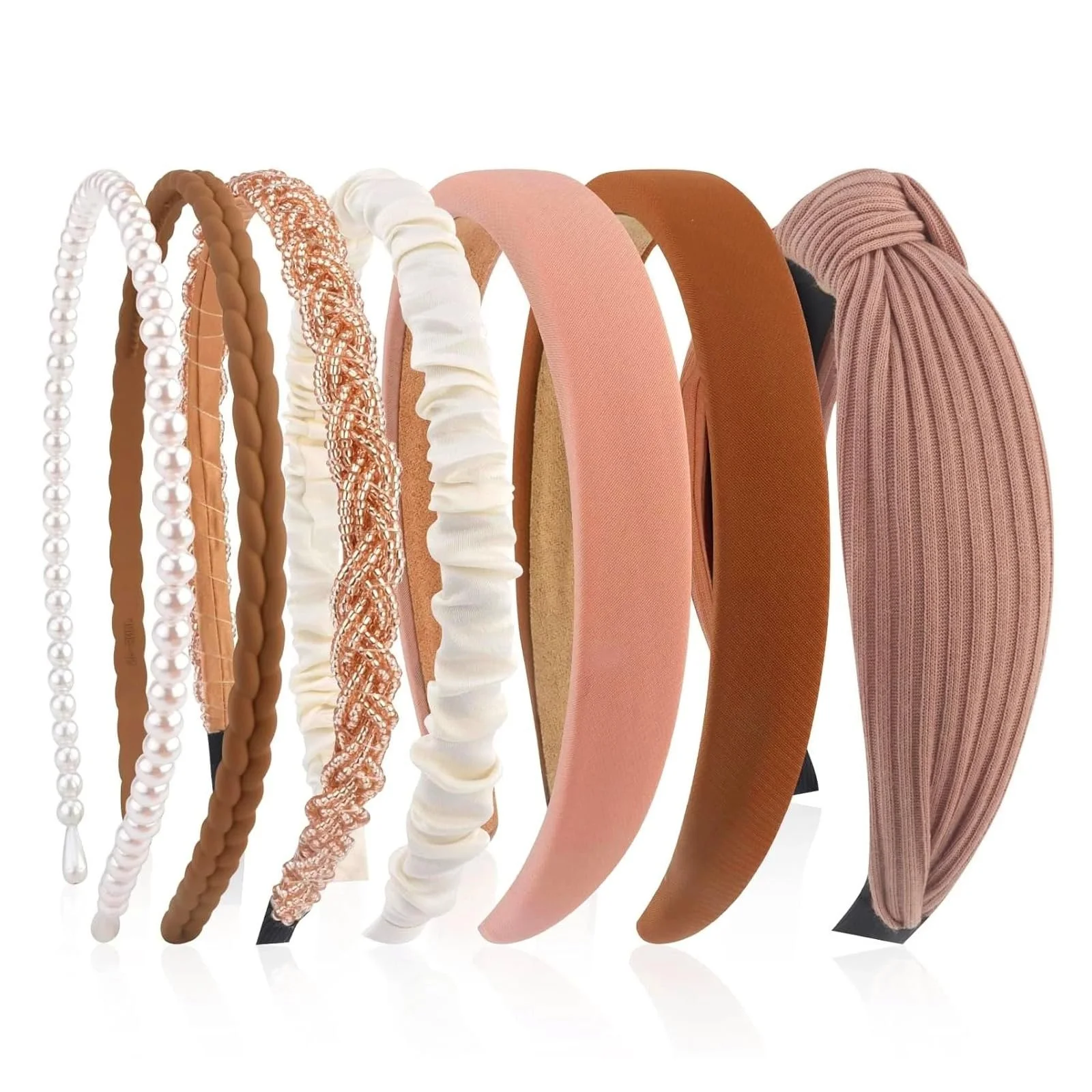 Набір жіночих обручів на голову 7 шт, фото №1