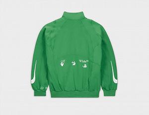 Худі Nike x Off-White MC Track Jacket Kelly Green XL synthetic.ua - Фото 1