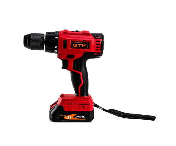 Дриль-шурупокрут акум DSI18/60BL з ударом 18В 60Нм 2шв +акум.2Аг-2шт, зарядний пристрій, фото №4