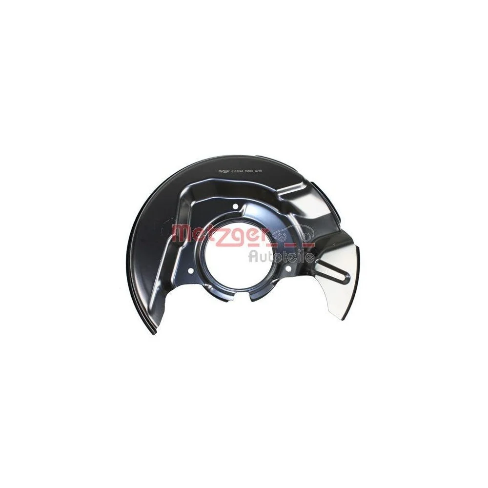 Щит гальмівного диска METZGER 6115248 для TOYOTA, передня вісь праворуч, фото №1