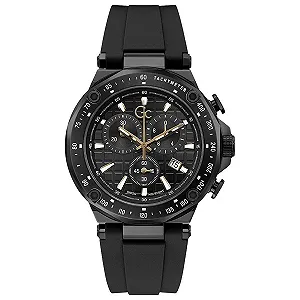 Аналоговий Годинник Guess Collection Y81008G2MF, чорний, Ремінець - Фото 1