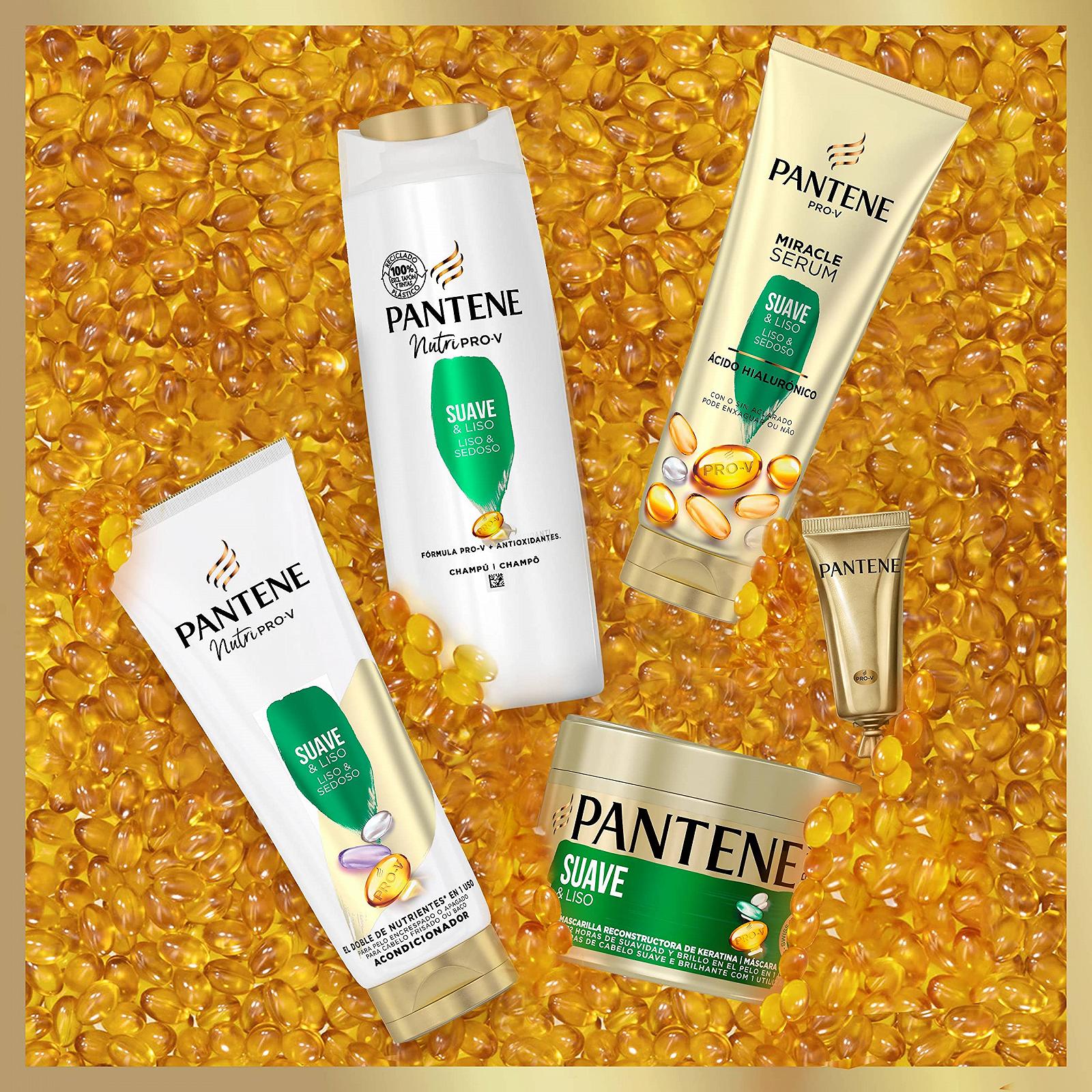 Шампунь Pantene Nutri Pro-V для вьющихся и непослушных волос, формула Pro-V + антиоксиданты, 2 x 1000 мл, фото №5