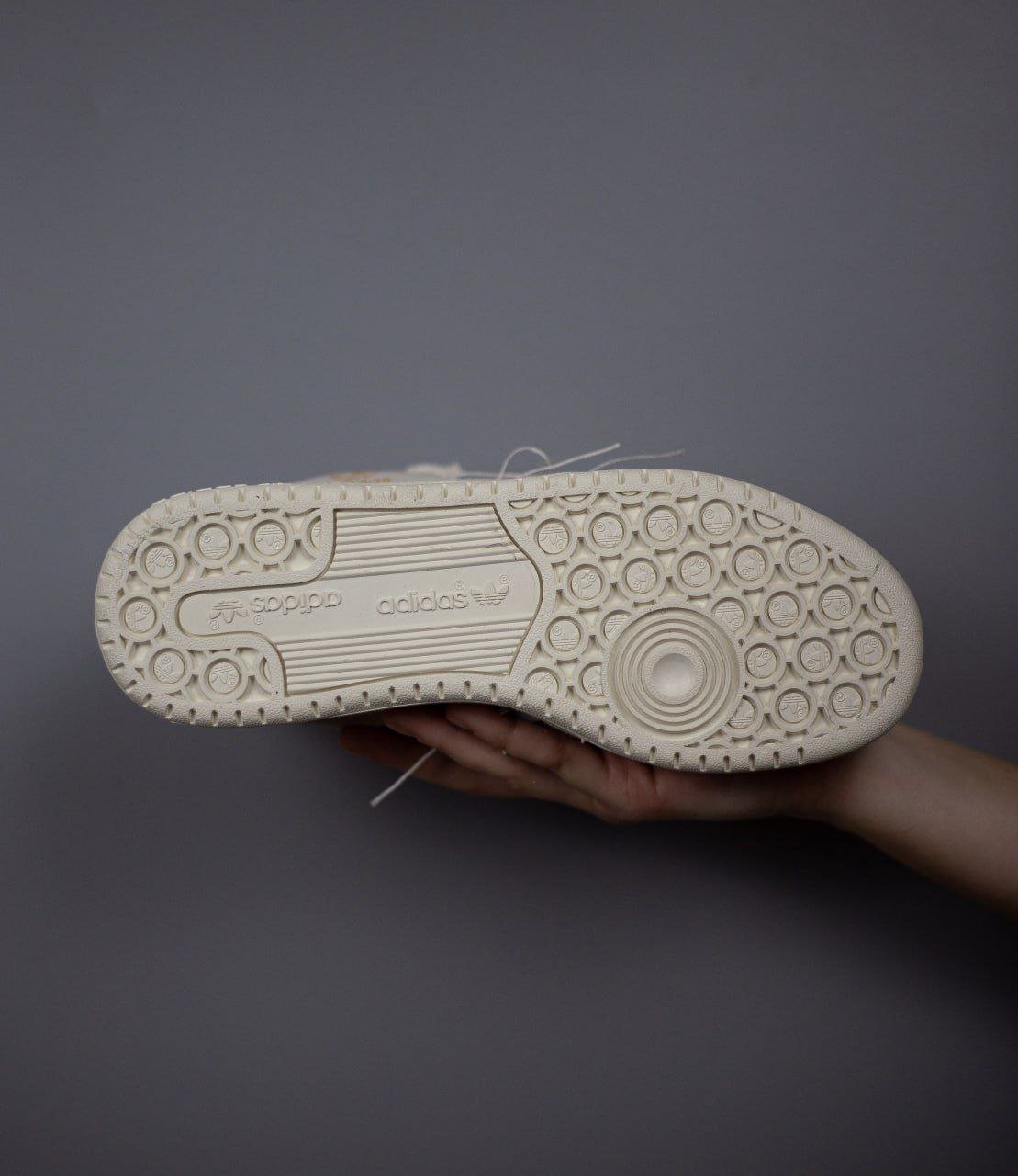 Женские кроссовки Adidas Forum 84 Low “Off white” Gray Beige, фото №4