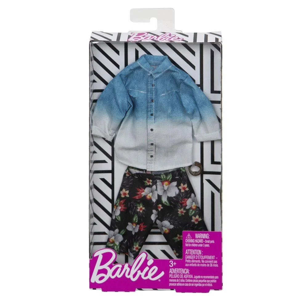 Набір Mattel Гавайський стиль | Ken Trend Fashion | Barbie FXJ36 | Одяг для ляльок, фото №2
