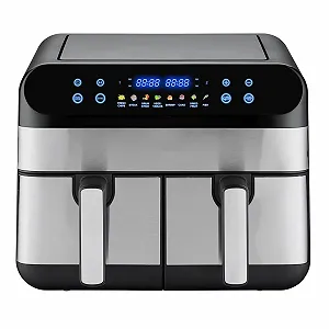 Мультипіч Panana Dual Zone 9 л XL 2400 Вт з оглядовим вікном 2 кошики 8 в 1 програми приготування - Фото 1