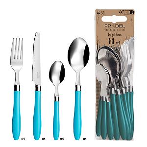 Купить Набор столовых приборов Amefa Reglisse 7437501 Нержавеющая сталь 16 штук Бирюзовый - Фото 1 Набор столовых приборов Amefa Reglisse 7437501 Нержавеющая сталь 16 штук Бирюзовый - Фото 1