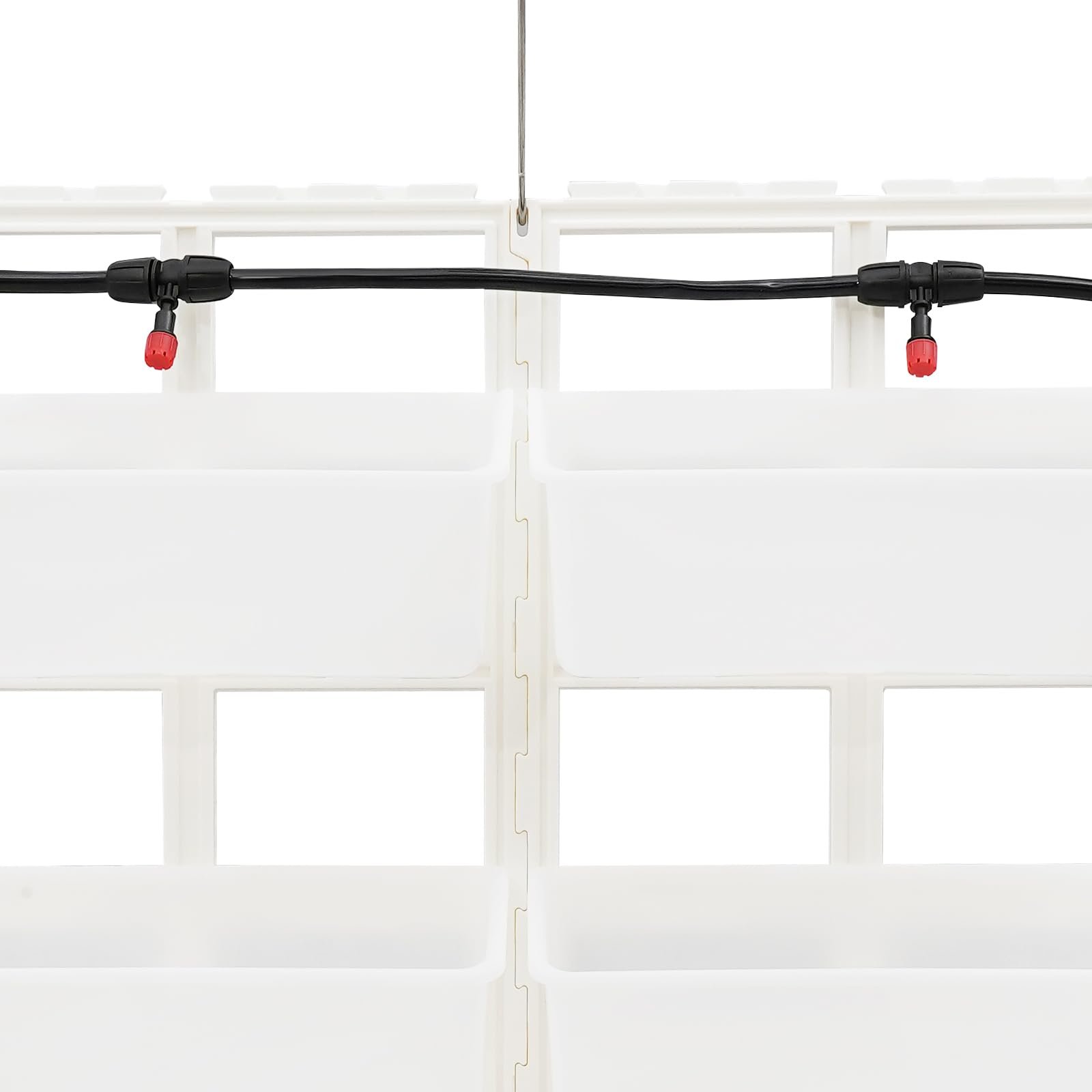 Підвісний вертикальний вазон Madelynn 67 x 18,6 x 93 см З дренажним шлангом та 8 горщиками, фото №5 Підвісний вертикальний вазон Madelynn 67 x 18,6 x 93 см З дренажним шлангом та 8 горщиками, фото №5